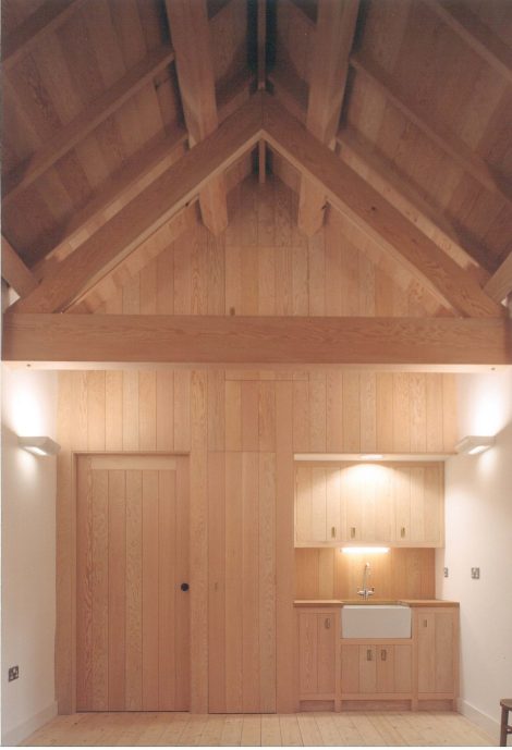 Church hall extension interior