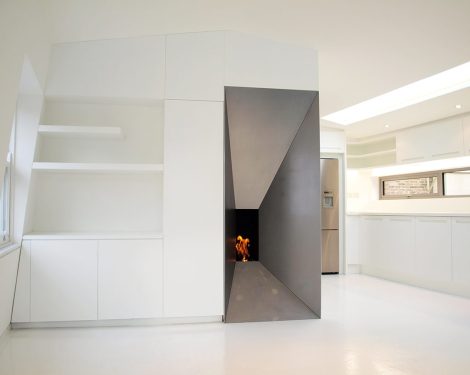 Penthouse flat added to an apartment block in Fitzrovia